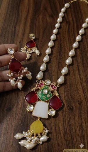 SKU BS 013 Pearl long Necklace