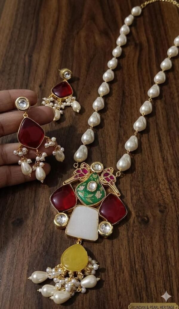 SKU BS 013 Pearl long Necklace