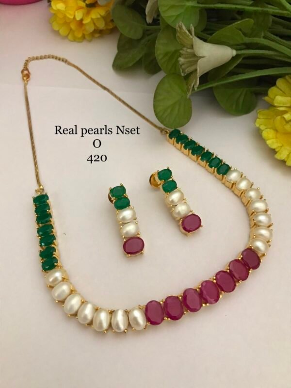 SKU NA 018 Real Pearl Necklace