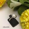 SKU NA 023 Fine stone Diamond look Ring