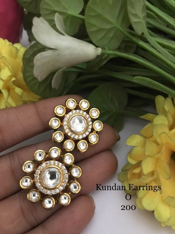 SKU BS 023 Kundan Earrings