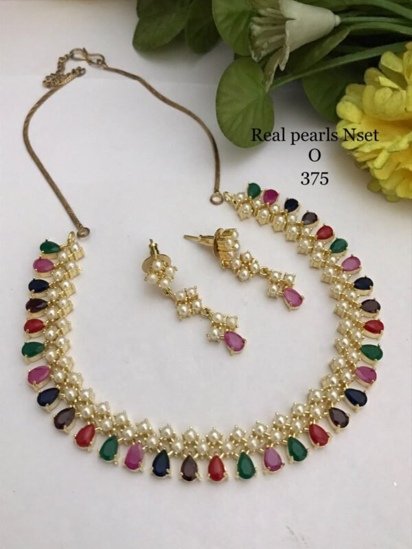 SKU BS 026 Real Pearl Set