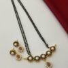 SKU BS 034 Pearl Mangal sutra set with Earrings