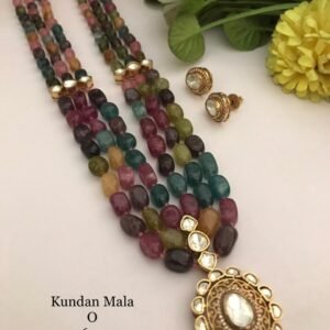 Kundan Maala with Studs