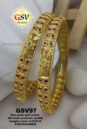 One gram Gold finish Bangles