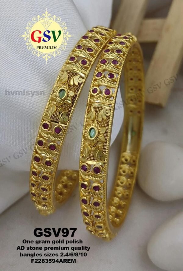 One gram Gold finish Bangles