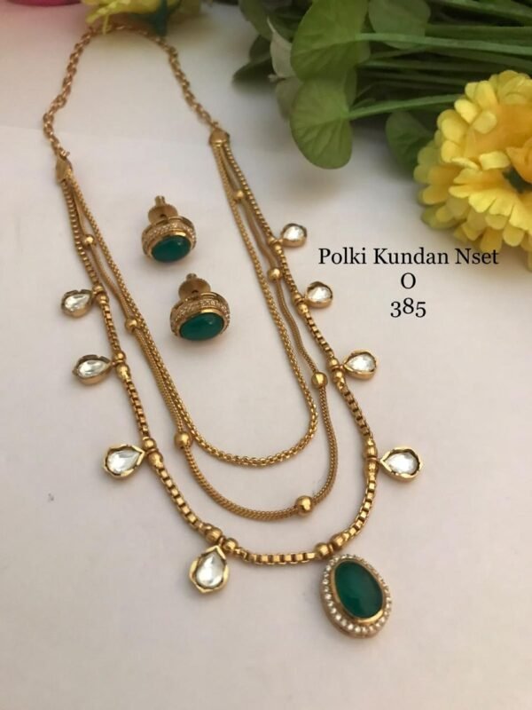 SKU NA 31 Polki Kundan set